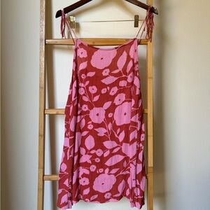 Billabong Pink and Red Floral Dress